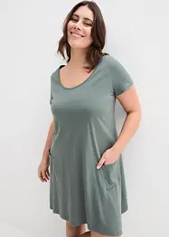 Robe courte en coton flammé, bonprix