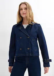 Trench court en denim, bonprix