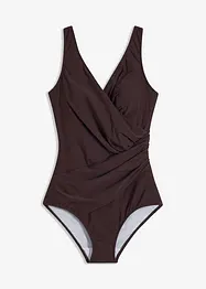 Maillot 1 pièce sculptant, maintien modéré, style portefeuille, bonprix