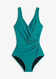 Maillot 1 pièce sculptant, maintien modéré, style portefeuille, bonprix