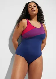 Maillot 1 pièce séchage rapide avec empiècements contrastants, bonprix