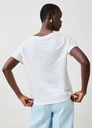 T-shirt en lin, bonprix