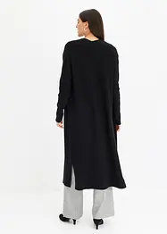 Gilet long en maille de viscose mélangée, bonprix