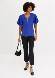 T-shirt avec manches en crêpe, bonprix