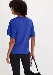T-shirt avec manches en crêpe, bonprix