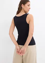 Top côtelé en viscose douce, bonprix