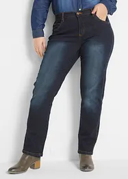 Jean droit slim, taille mi-haute, extensible, bonprix