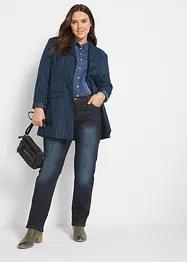 Jean droit slim, taille mi-haute, extensible, bonprix