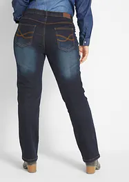 Jean droit slim, taille mi-haute, extensible, bonprix
