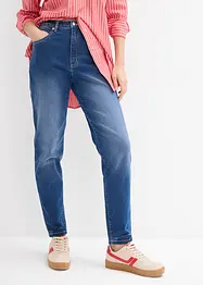 Jean mom taille haute, cropped, bonprix