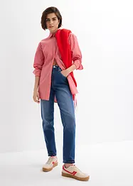 Jean mom taille haute, cropped, bonprix