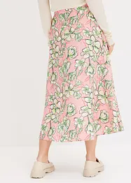 Jupe midi fluide en viscose mélangée, bonprix