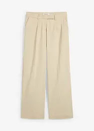 Pantalon à pinces et taille haute, bonprix