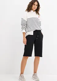 Bermuda en molleton à ourlet, bonprix