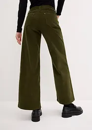 Pantalon large en velours côtelé, bonprix