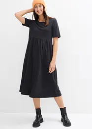 Robe évasée en jersey de coton épais, bonprix