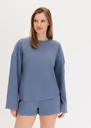 Ensemble d'intérieur en jersey gaufré avec short, bonprix