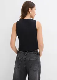Gilet court sans manches, bonprix