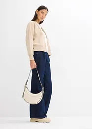 Sweat zippé, style blouson, bonprix