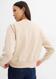 Sweat zippé, style blouson, bonprix
