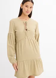 Robe en jersey crêpe texturé, bonprix