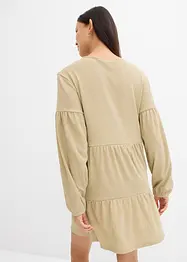 Robe en jersey crêpe texturé, bonprix