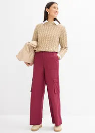 Pantalon cargo en coton extensible, bonprix