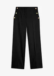 Pantalon à pont avec boutons décoratifs, bonprix