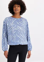 Blouse en satin imprimé, bonprix