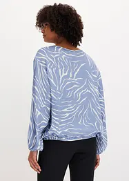 Blouse en satin imprimé, bonprix