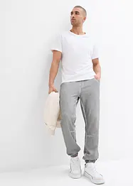Pantalon sweat aspect délavé, bonprix