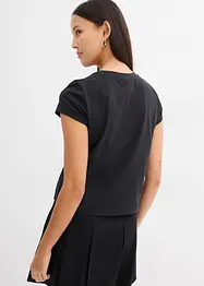 T-shirt court avec imprimé, bonprix