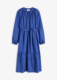 Robe midi à empiècements en crochet, bonprix