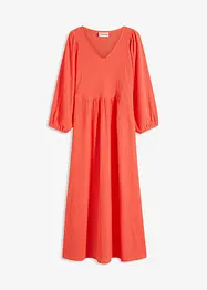 Robe midi en jersey texturé, bonprix