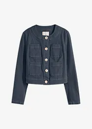 Veste en twill à boutons décoratifs, bonprix