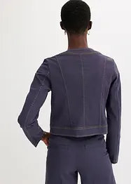 Veste en twill à boutons décoratifs, bonprix