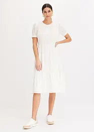 Robe midi en douce viscose mélangée, bonprix