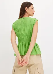 Blouse sans manches en viscose mélangée, bonprix