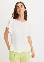 Top blouse en douce viscose mélangée, bonprix