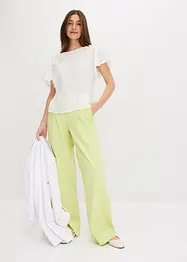 Top blouse en douce viscose mélangée, bonprix
