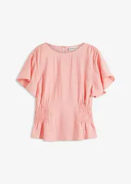 Top blouse en douce viscose mélangée, bonprix