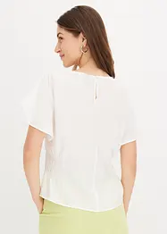 Top blouse en douce viscose mélangée, bonprix