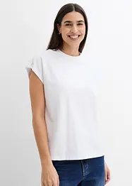 T-shirt boxy avec détail sur les manches, bonprix