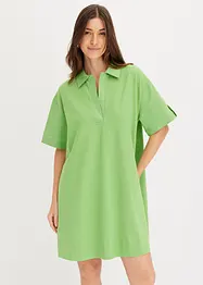 Robe-chemise en matière élastique, bonprix