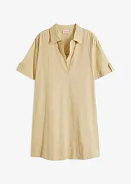 Robe-chemise en matière élastique, bonprix