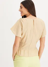 Top blouse en douce viscose mélangée, bonprix