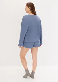Ensemble d'intérieur en jersey gaufré avec short, bonprix