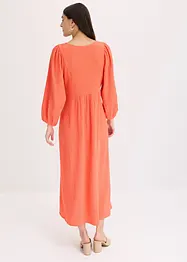 Robe midi en jersey texturé, bonprix