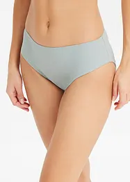 Lot de 4 maxi slips en microfibre côtelée, bonprix