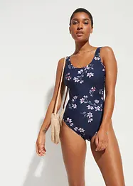 Maillot 1 pièce sculptant, maintien léger, bonprix